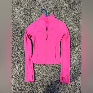 Sonic Pink Lululemon Cropped Define Jacket